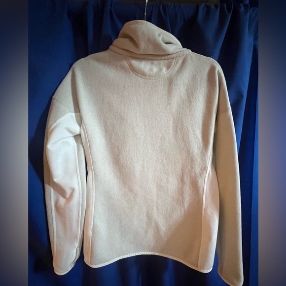 Patagonia Women's Better Sweater Knit High Neck Full Zip Oyster White Jacket M - Picture 2 of 9